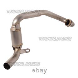 Modified Exhaust Head Front Mid Pipe For Duke 250 390 ADV Svartpilen Vitpilen401