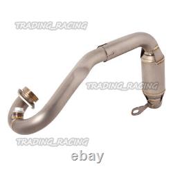 Modified Exhaust Head Front Mid Pipe For Duke 250 390 ADV Svartpilen Vitpilen401