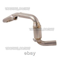 Modified Exhaust Head Front Mid Pipe For Duke 250 390 ADV Svartpilen Vitpilen401