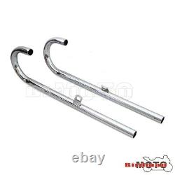 Motorcycle 32HP Rear Muffler Exhaust Pipes Flat Head For BMW M1 M72 R71 R12 MT12
