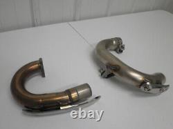 NEW 2014 2017 YZ450F OEM Head Mid Pipe Exhaust with Shields YZ450 F 14 17