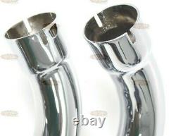 NEW Mac Triumph 1963-1972 650 TR-120 Bonneville TR6 Replica Exhaust Head Pipes