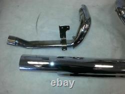 OEM 09-16 HARLEY DAVIDSON TOURING FLTRX HEADER EXHAUST HEAD PIPE With HEAT SHIELDS