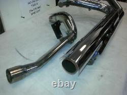 OEM 09-16 HARLEY DAVIDSON TOURING FLTRX HEADER EXHAUST HEAD PIPE With HEAT SHIELDS
