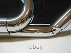 Oem Harley'10-16 Touring Headers Head-pipes & Chrome Heat Shields Stock Exhaust