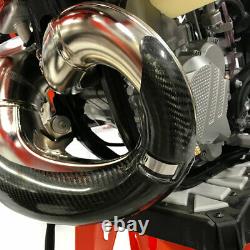 P3 Carbon Fiber Exhaust Head Pipe Guard for KTM 300 XC 2019
