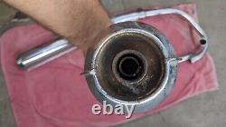 Pair of Honda cb360 exhaust mufflers head pipes original hm387 sankei 2007