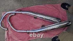 Pair of Honda cb360 exhaust mufflers head pipes original hm387 sankei 2007