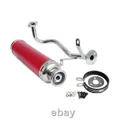 Performance Exhaust Muffler System Head Pipe For GY6 QMB139 50cc Chinese Scooter