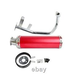 Performance Exhaust Muffler System Head Pipe For GY6 QMB139 50cc Chinese Scooter