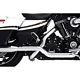 Rinehart Racing Xtreme True Duals Exhaust Head Pipes Chrome