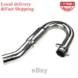 S/S BOMB Exhaust Head Header Pipe For Yamaha YZ450F 2007 2008 2009 High-per
