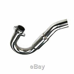 S/S BOMB Exhaust Head Header Pipe For Yamaha YZ450F YZ 450F 2007-2009 07 08 09
