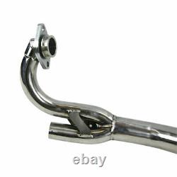 S/S Exhaust Head Header Pipe For Honda XR650R 2000-2007 2001 2002