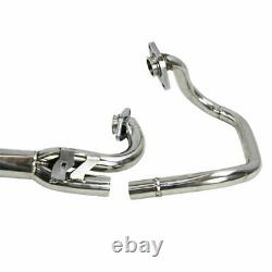 S/S Exhaust Head Header Pipe For Honda XR650R 2000-2008 2001 2002