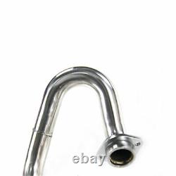 S/S Exhaust Head Pipe Header For Suzuki LTZ400 Z400 2003-2010 Quad