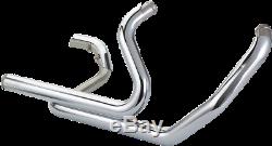 S&S Power Tune Chrome Exhaust Head Pipes for 17-18 Harley Davidson Touring FLHX