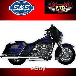 S&S Power Tune Cross Over Under Header Exhaust Head Pipes Harley 09-16 Touring