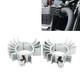 Silver Exhaust Pipe Head Heat Sink Fixing Clips For Bonneville Bobber 2017-2023