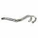 Stainless Exhaust Header Head Pipe For Yamaha Yfm660 Raptor 660 2001-2005 Silver
