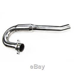 Stainless Steel BOMB Header Exhaust Head Pipe For 04-08 HONDA CRF450R CRF 450R