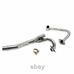 Stainless Steel Exhaust Head Header Pipe For 2000-2008 Honda XR650R 2001 2008