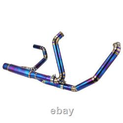 Titanium Alloy Crossover Exhaust Head Pipe For Harley Davidson 2017-2021 Touring