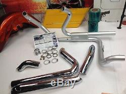 Tormentor Harley Touring RCX Street Sleeper Exhaust Header Aluminized Head Pipes