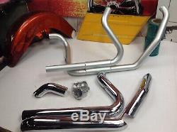 Tormentor Harley Touring RCX Street Sleeper Exhaust Header Aluminized Head Pipes