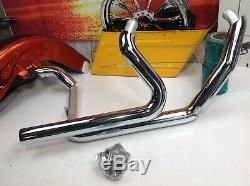 Tormentor Harley Touring RCX Street Sleeper Exhaust Header Aluminized Head Pipes