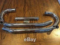 Vintage Bmw R50/5-r100 New Set Of Beautiful Chrome Exhaust Header Package
