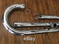 Vintage Bmw R67-r67/2 09-1953 Beautiful Chrome Exhaust Header Package