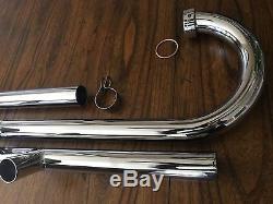 Vintage Bmw R67-r67/2 09-1953 Beautiful Chrome Exhaust Header Package