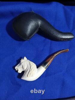 Vintage Meerschaum Horse Head Pipe
