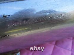Vintage OEM Harley Shovelhead 2-1 exhaust head pipe muffler #65430-80 FX FXE