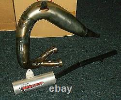 Yamaha Banshee 350, 2 Into 1 Exhaust Head Pipe & Silencer System Factory Finish