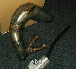 Yamaha Banshee 350, 2 Into 1 Exhaust Head Pipe & Silencer System Factory Finish