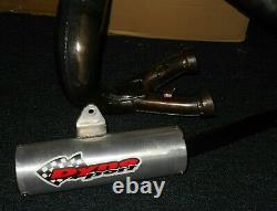 Yamaha Banshee 350, 2 Into 1 Exhaust Head Pipe & Silencer System Factory Finish
