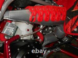 Yamaha Banshee 350, 2 Into 1 Exhaust Head Pipe & Silencer System Factory Finish