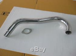 Yamaha Sr400 Sr500 Exhaust Header Pipe 3 Curves Stainless Head Pipe #bi242#