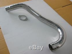 Yamaha Sr400 Sr500 Exhaust Header Pipe 3 Curves Stainless Head Pipe #bi242#