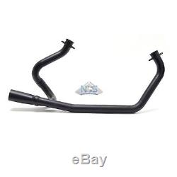 Yamaha Virago XV 920 750 Black 2.5 2-Into-1 Exhaust Header Head Pipes