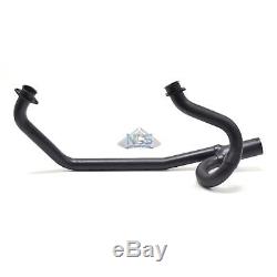 Yamaha Virago XV 920 750 Black 2.5 2-Into-1 Exhaust Header Head Pipes