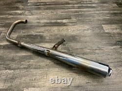 Yamaha XS360 360 2D OEM Left Muffler Exhaust Head Pipe #18