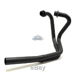 Yamaha XS650 MAC Head Pipe Only Black 2 2-Into-1 Exhaust Header Head Pipes