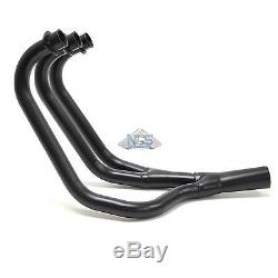 Yamaha XS750 XS850 Black 2.25 3-Into-1 Exhaust Header Head Pipes