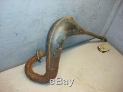 Yamaha Yz 80 K 1983 Only Exhaust Head Pipe Expansion Chamber Oem # 22w-14610-00